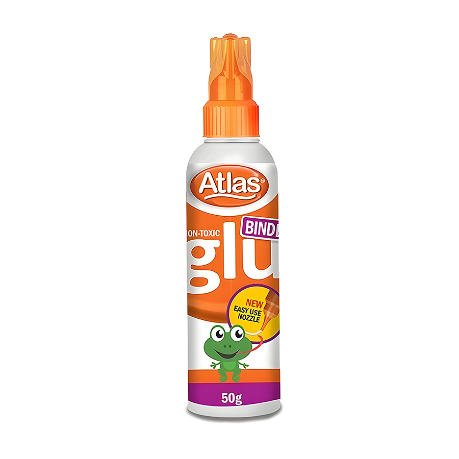 BINDER GLUE WHITE GLUE 50G ATLAS